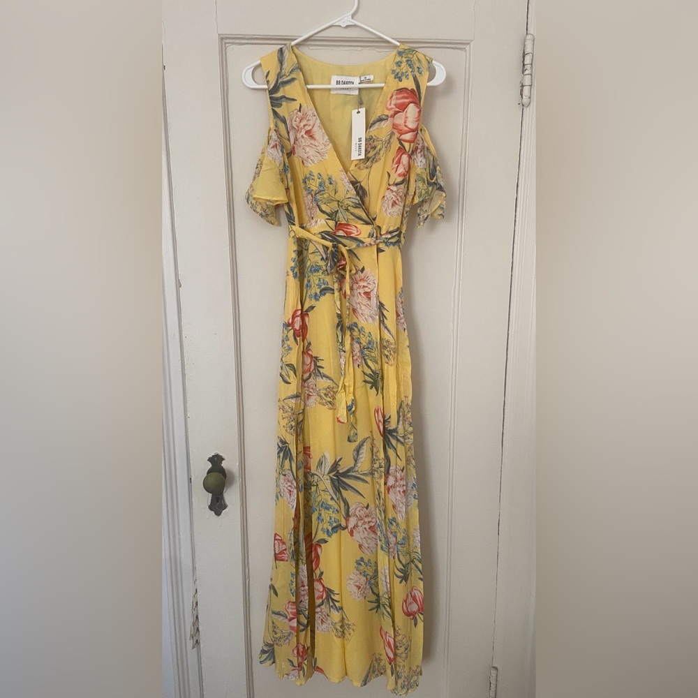 Full length Yellow Floral BB Dakota Dress
